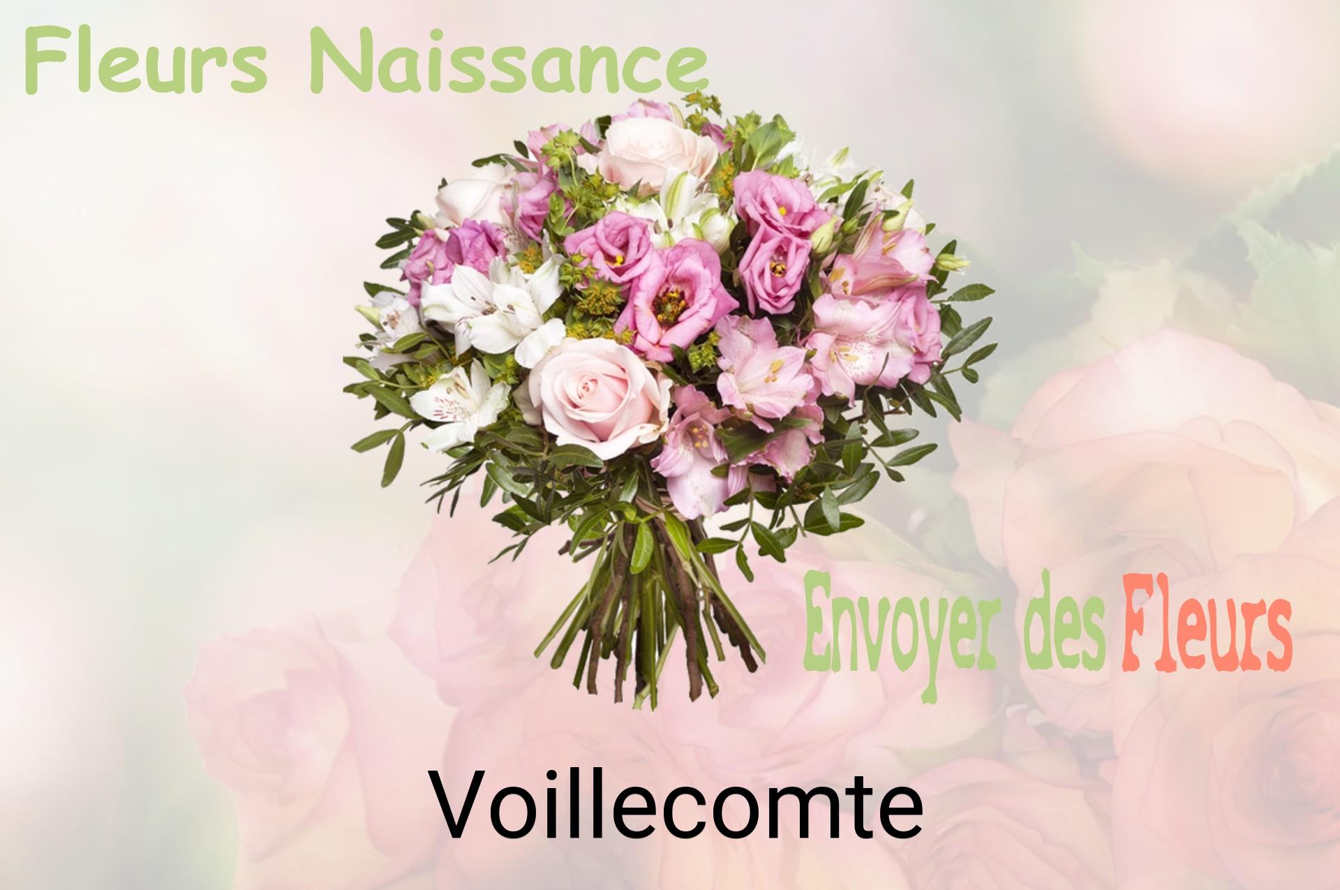 Bouquet de fleurs de naissance livré à Voillecomte